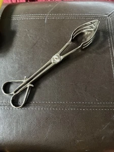 Vintage E. Pinze per insalata P. zincato argento placcato lunghezza 10" - Foto 1 di 6