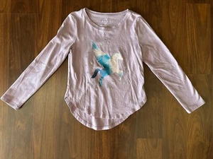 Member’s Mark Girls Favorite Tee W/graphic Unicorn & Stars SZ 6/6x Purple - Picture 1 of 3