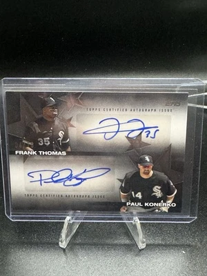 2025 Topps Series 2 Baseball Stars Dual Auto Frank Thomas/Paul Konerko /10 - Image 1 of 2