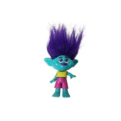 Figura Mattel Trolls Poppy 2022 azul aguamarina juguete para el pelo púrpura Foto 1 de 4