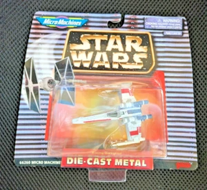 X-Wing Fighter Die Cast Metal STAR WARS 1996 Micro Machines NEAR MINT SEALED - Picture 1 of 2