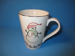 St. Nicholas Square Tis The Season 12oz Snowman Christmas Mug Deck The Halls - Picture 1 of 4