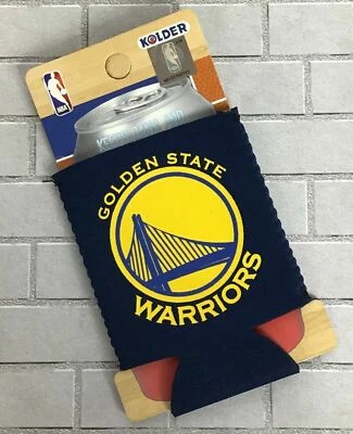 Golden State Warriors Dub Botella Azul Coozie Acogedor Acogedor Cerveza Bebida Soporte Enfriador Foto 1 de 2