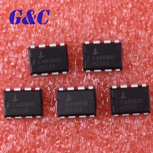 10 PIEZAS AMP OP IC INTERSIL DIP-8 CA3080E CA3080EZ CA308080