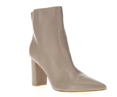 Marc Fisher 245638 Womens Jarli Leather Ankle Bootie Taupe Size 9.5 Medium - Image 1 of 4