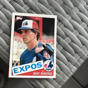 1985 Topps Traded 94T Bert Roberge Montreal Expos - Picture 1 of 1