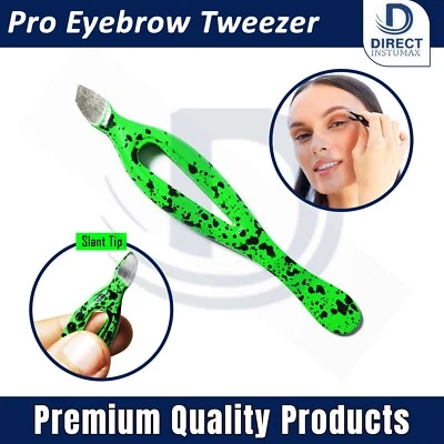 Профессиональный пинцет для бровей прецизионный пинцет для волос с косым наконечником для мужчин и женщин - Изображение 1 из 3
