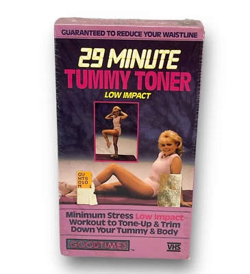 VHS 29 Minute Tummy Toner Low Impact Workout Tape - Image 1 of 4