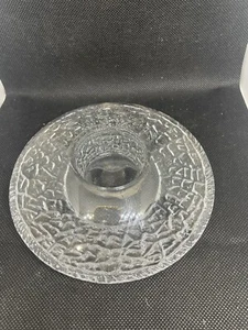 Vintage Orrefors Sweden Discus Votive / Candle Holder Designed By Lars Hellsten - Picture 1 of 5
