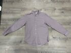Men's GAP Stretch Standard Fit Long Sleeve Button Down Dress Shirt Purple Size M