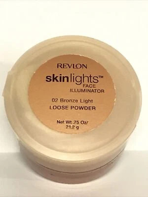 Revlon Skinlights Face Illuminator 02 Bronze Light  Loose Powder With Brush - Image 1 of 4