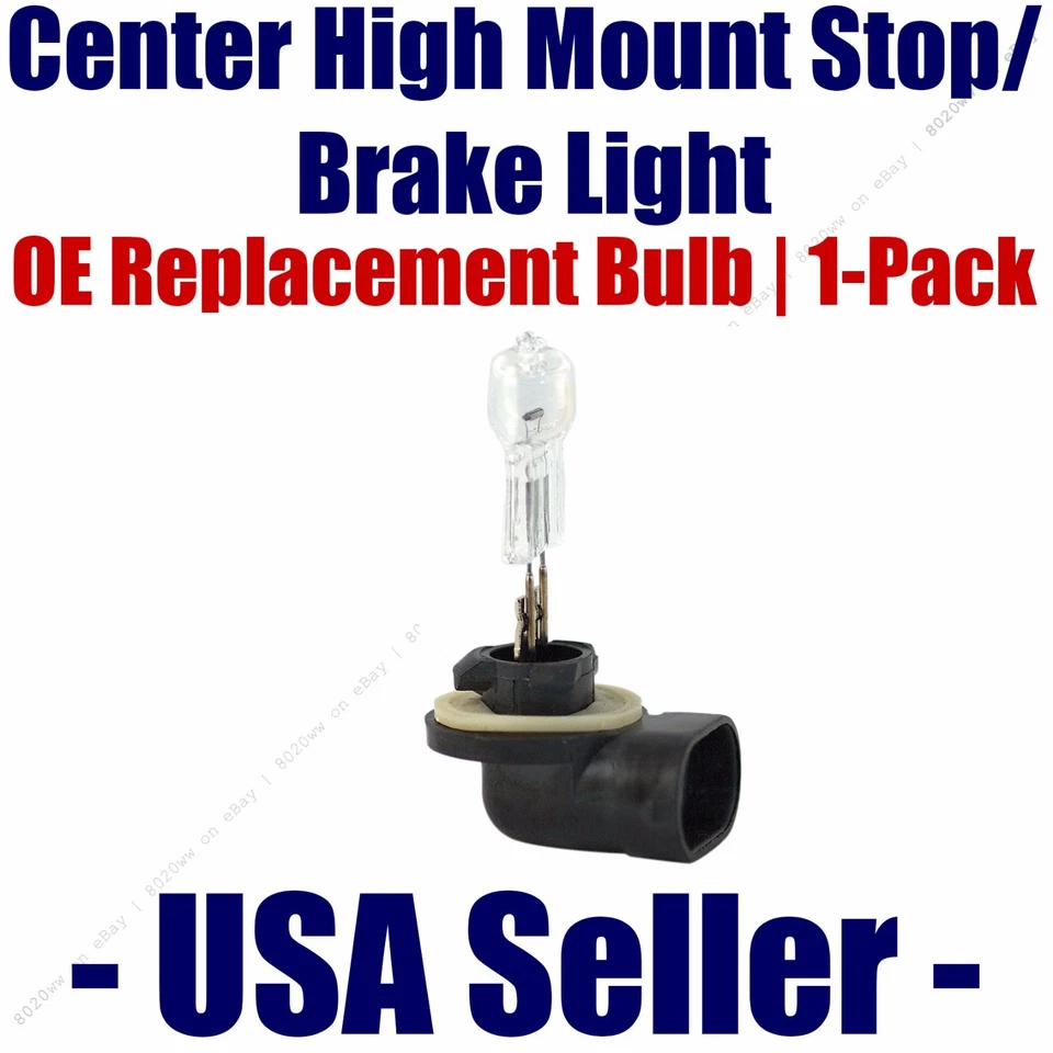 Center High Mount Stop/Brake Bulb 1-pack fits Listed Pontiac Vehicles - 889 - Image 1 of 1