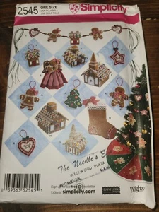 Simplicity Pattern 2545 Assorted Christmas Decorations UC FF - Imagen 1 de 3