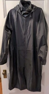 PORTWEST LANGE WASSERDICHTE KLASSISCHE JACKE KAPUZE REGENMANTEL Gr. L Damen (siehe Etikett) - Bild 1 von 8