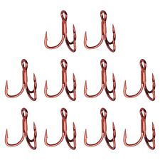 Catch More Fish with Stainless Steel Lure Hooks 10pcs Set for Serious Anglers