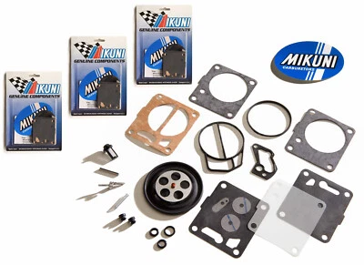 Genuine Mikuni Triple Carb Carburetor Rebuild Kit Yamaha SUV GP XL 1200 GP1200 - Image 1 of 2
