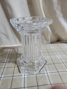 Marquis By Waterford Triumphe Pillar Candle Holder 6" Tall - Picture 1 of 4