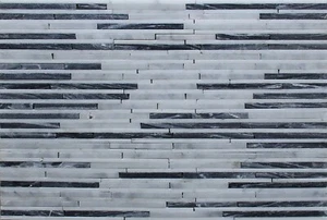 Mosaic Marble Handmade Vertical Sticks Fingers Wall Floor Tile Sheet - Picture 1 of 1