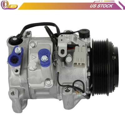AC A/C Compressor For 2008-2009 Toyota Highlander Base Limited Sport 3.5L New - Image 1 of 4