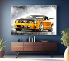 Leinwand Bild Auto Mustang GT 500 Wandbilder XXL Modern  Max. 150x100x4cm 1755