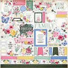 3 Pack Bloom Cardstock Stickers 12"X12"-Elements BL364014