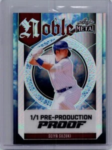 Seiya Suzuki 2024 Leaf Baseball 1/1 Pre Production Proof - Picture 1 of 1