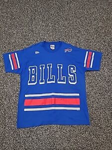 Vintage 90s Mens NFL Buffalo Bills Single Stitch Short Sleeve T-Shirt Size XL