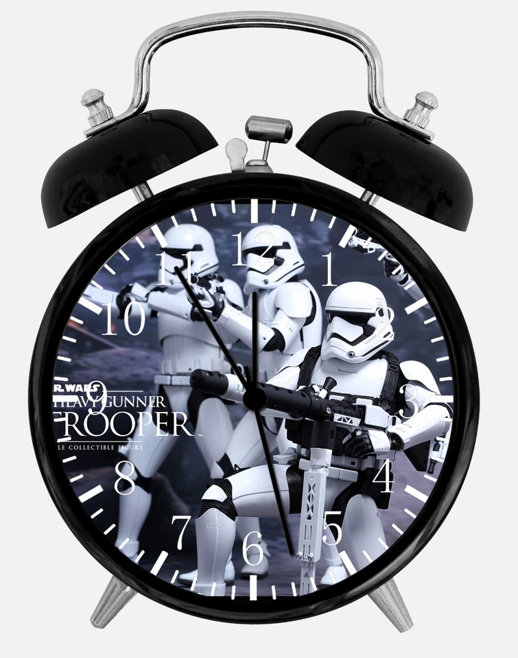 Star Wars Alarm Desk Clock 3.75" Home or Office Decor E332 Nice For Gift - Image 1 of 1