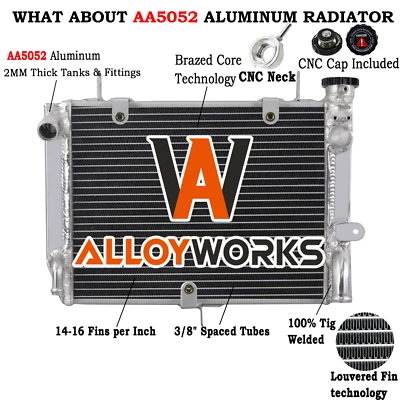 Aluminum Radiator Replacement For 1999-2002 1999 2000 Yamaha YZF R6 5EB Foto 1 de 4