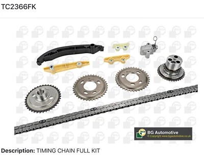 Timing Chain Kit For Ford Ranger & Transit RWD 2.2 TDCi BGA inc Gears and Seal - Image 1 of 2