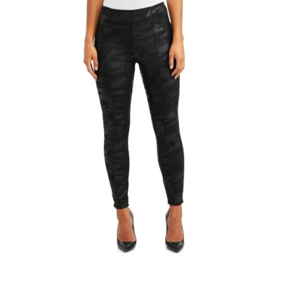 Sofia Jeans Victoria Camo Foil Ponte Legging Women's Size XS Black Shiny Camo - Image 1 of 4