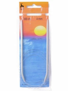 Pony Circular Knitting Needle 40" Round Knit Metal Plastic 100cm - Picture 1 of 19