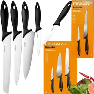 FISKARS ESSENTIAL MESSERSET, 5 KÜCHENMESSER, MESSER, EDELSTAHL, SATZ MESSERN - Bild 1 von 7