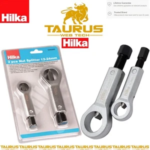2PC HILKA Nut Bolt Splitter Set 12-24mm Rusted Broken Breaker Remover DIY CrV UK - Picture 1 of 3