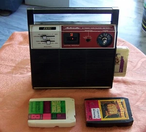 Rare Portable Japan ABC-503A Automatic 8-Track Tape Player /AM Radio – ΝΟ rs ge - Picture 1 of 12