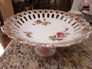 VINTAGE PASTRY STAND FROM JAPAN-4 1/2" HIGH--#T15A-3 - Picture 1 of 12