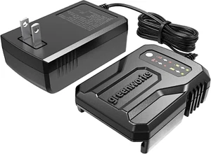 Greenworks 24V Genuine Compact Battery Charger 2978602 24 volts + owner's manual - Picture 1 of 6