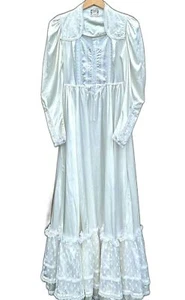 Abito da sposa vintage GUNNE SAX prateria cottage fata pizzo avorio taglia XS/1J - Foto 1 di 9