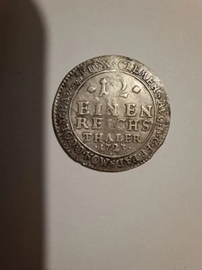 1⁄12 12 Einen Reichs Thaler 1723 Clemens August von Bayern - Bild 1 von 2