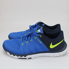 Size 14 Nike Mens Free Trainer 5.0 V6 719922-470 Blue Running Shoes Sneakers