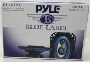 PYLE USA PL463BL BLUE LABEL 240W TRIAXIAL 3-WAY SPEAKERS NEW! - Imagen 1 de 2