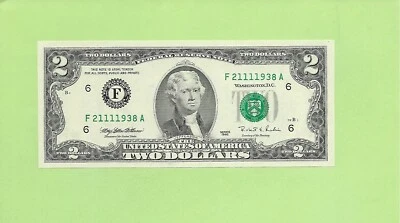 N1S .. 1995 ..UNCIRC $2  F 2111 1938 A .... 1995 $2  F-A    NICE NOTE - Image 1 of 2