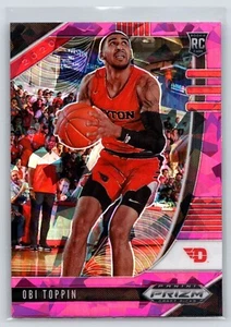 OBI TOPPIN - 2020-21 Panini Prizm Draft Picks - Pink Ice #47 - Picture 1 of 2