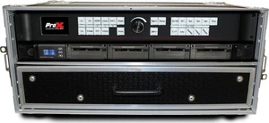 Flight Case ATA Style Rack Case 12 In. Deep 2U W-2U Drawer - Picture 1 of 10