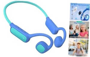 Kids Headphones, Bluetooth 5.3 Air Conduction Open Ear Headphones, 85dB - Picture 1 of 7