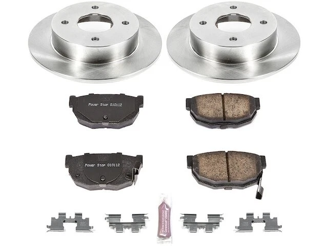 Rear Brake Pad and Rotor Kit For 89-98 Nissan 240SX JS39P3 Foto 1 de 1