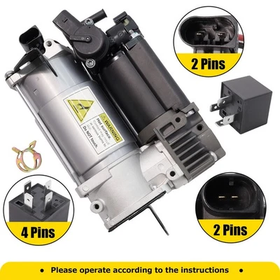 Air Suspension Compressor Pump W/Relay For MERCEDES-BENZ E320 2003-2009 Foto 1 de 4