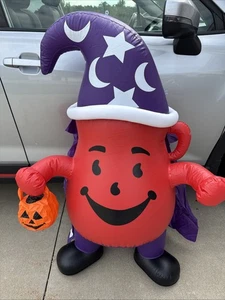 Kool-Aid Mann Halloween Zauberer stehend aufblasbar Display 2005 Requisite - Bild 1 von 5