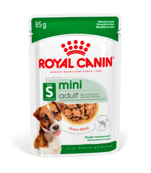 Royal Canin Mini Adult in Gravy Wet Dog Food 12 x 85g - image 1 of 1