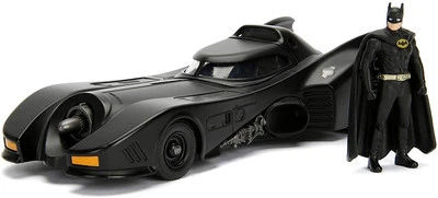 JADA TOYS - BATMOBILE 1989 con personaggio di Batman incluso - 1/24 - JAD98260 - Immagine 1 di 4
